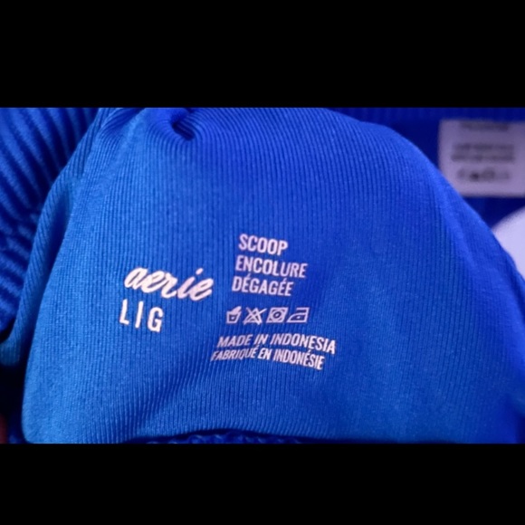 Aerie Ribbed Scoop Neck Bikini Top - Picture 4 of 4